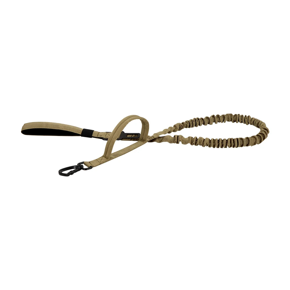 PETRAVELCN Military Dog Leash Adjustable Quick Release Dual Handle