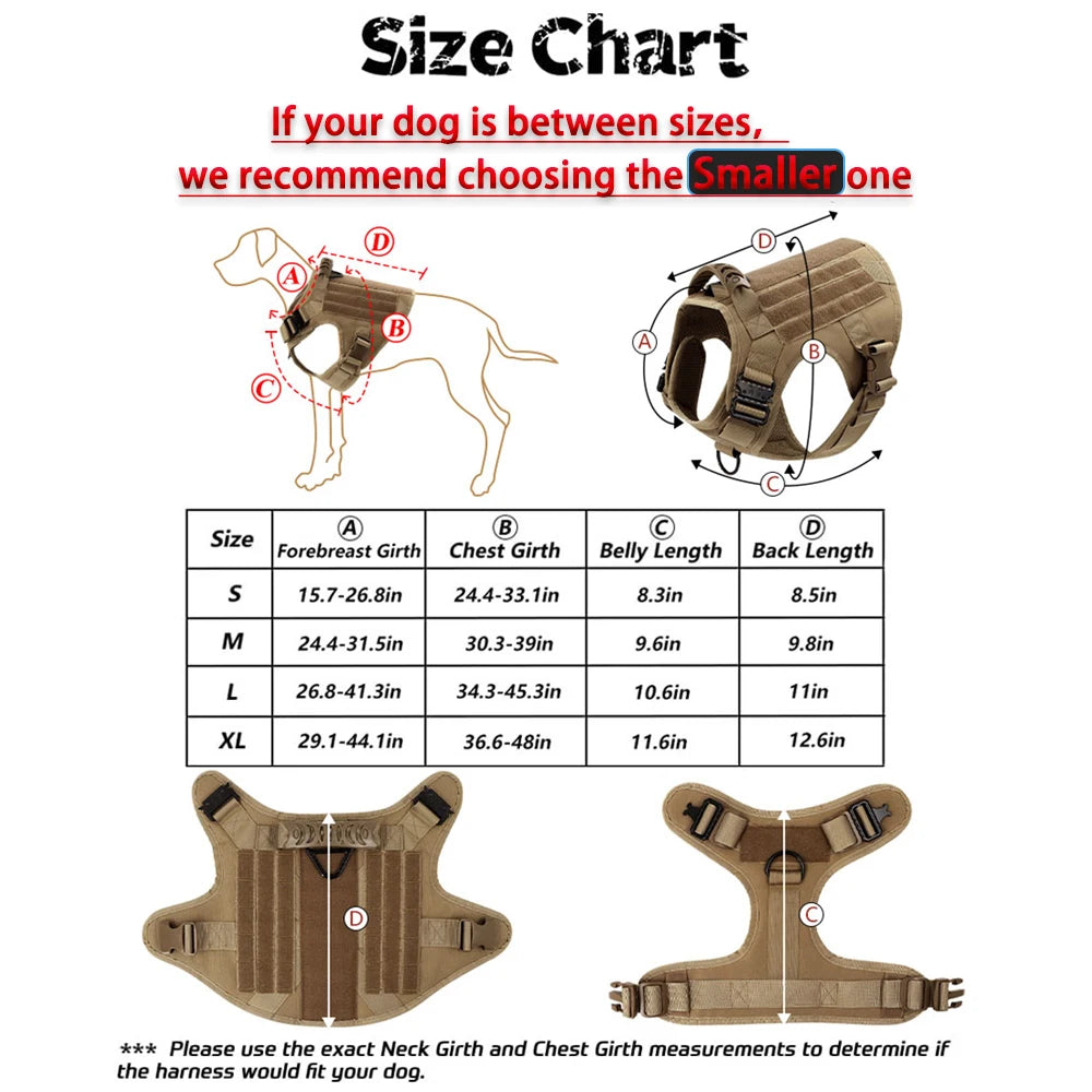 PETRAVELCN Large Dog Harness And Leash Set