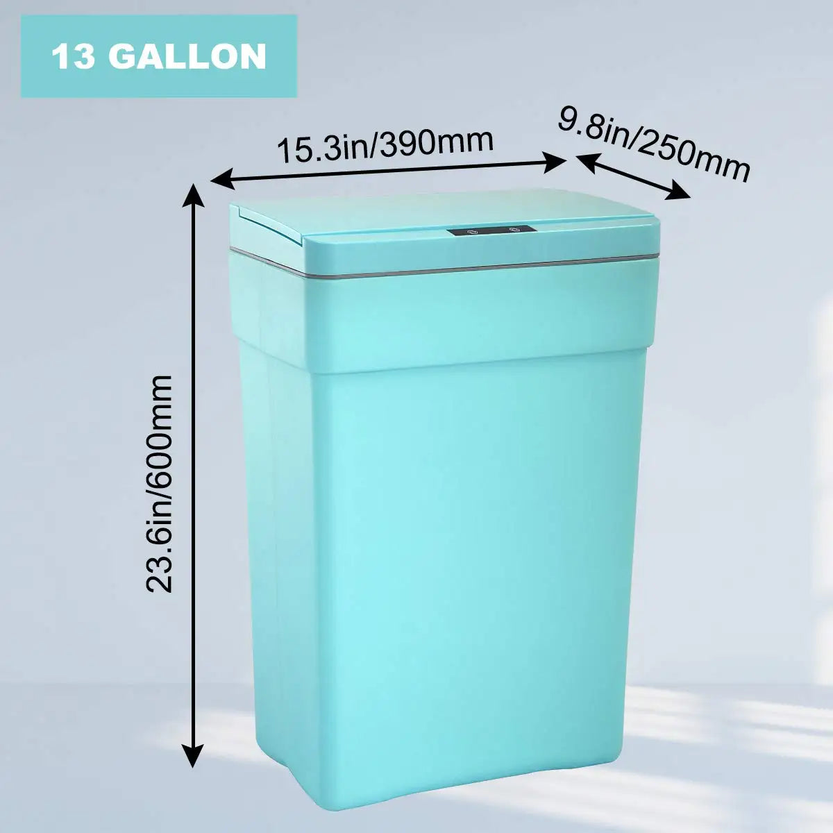 Touchless Motion Sensor Trash Can Plastic Kitchen Waste Bin