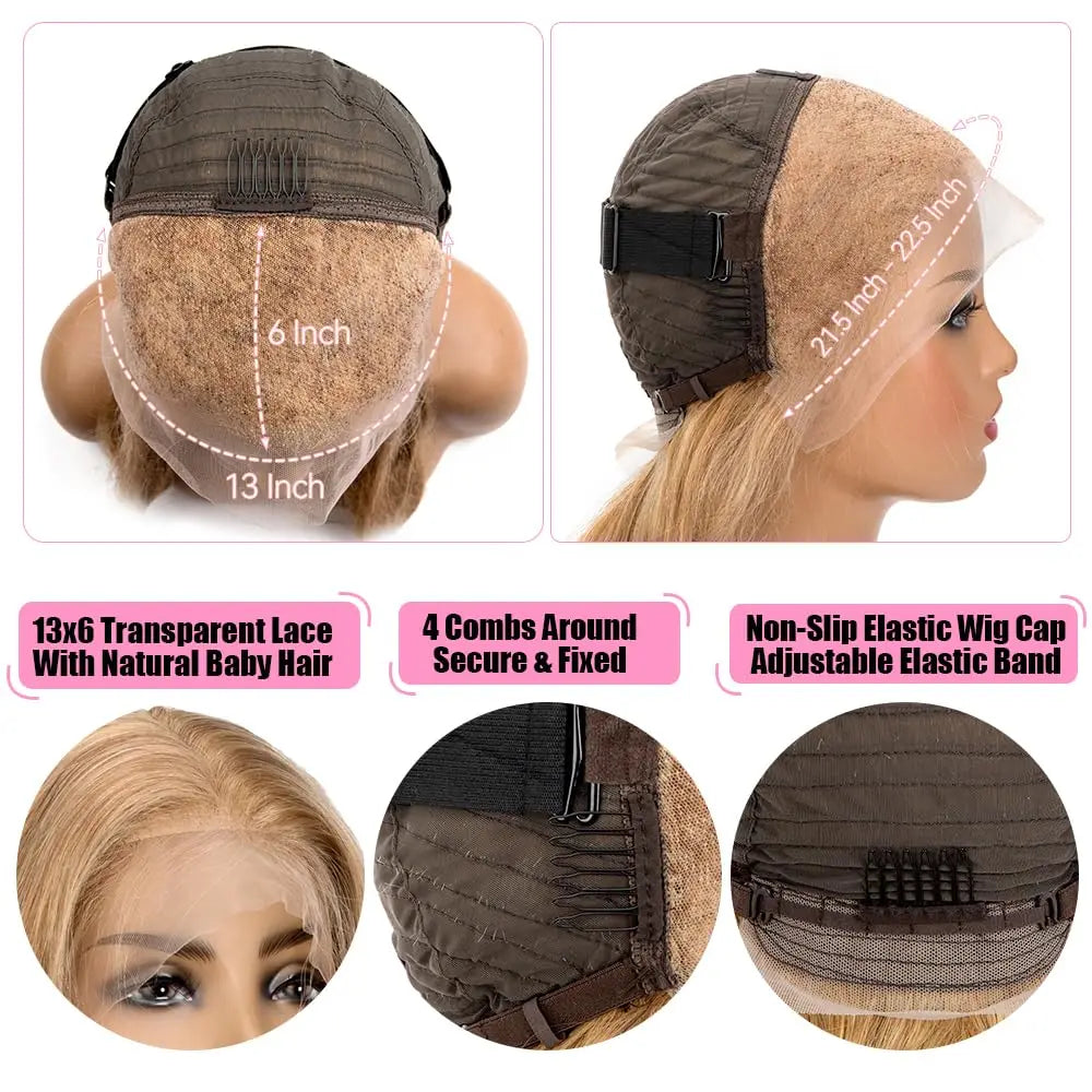Smilegirl Body Wave Lace Front Wig Remy Human Hair
