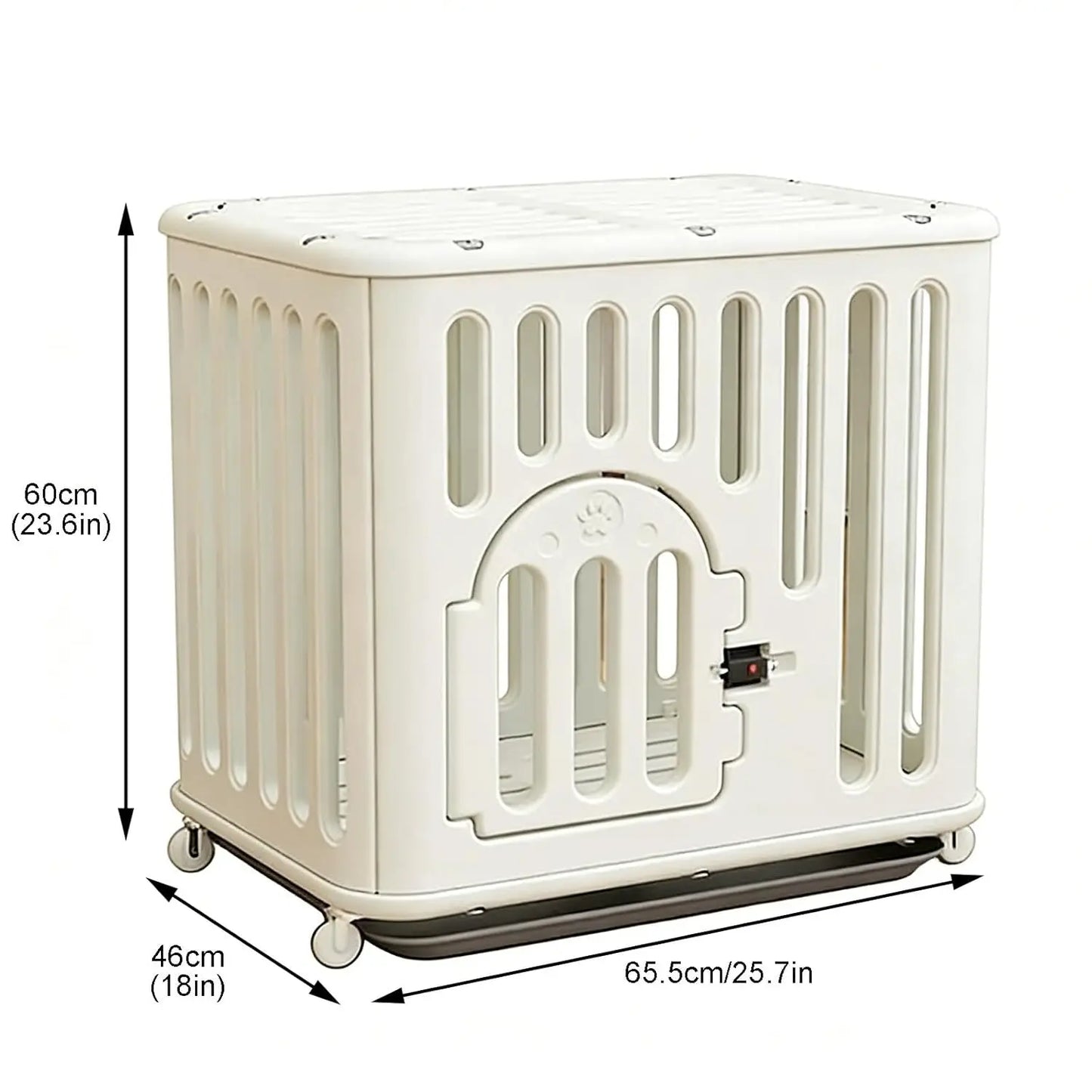 Kitten Enclosure Indoor Cat Cage With Wheel Lock Portable