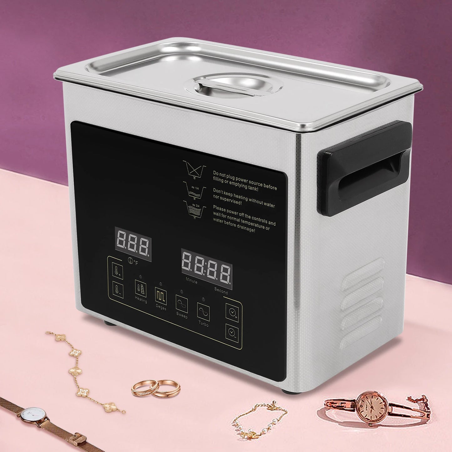 Ultrasonic Jewelry And Glasses Cleaning Machine With Dual Frequency