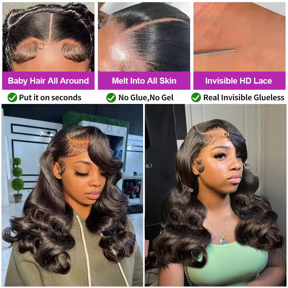 Queen Nala Body Wave Remy Glueless Lace Front Wig
