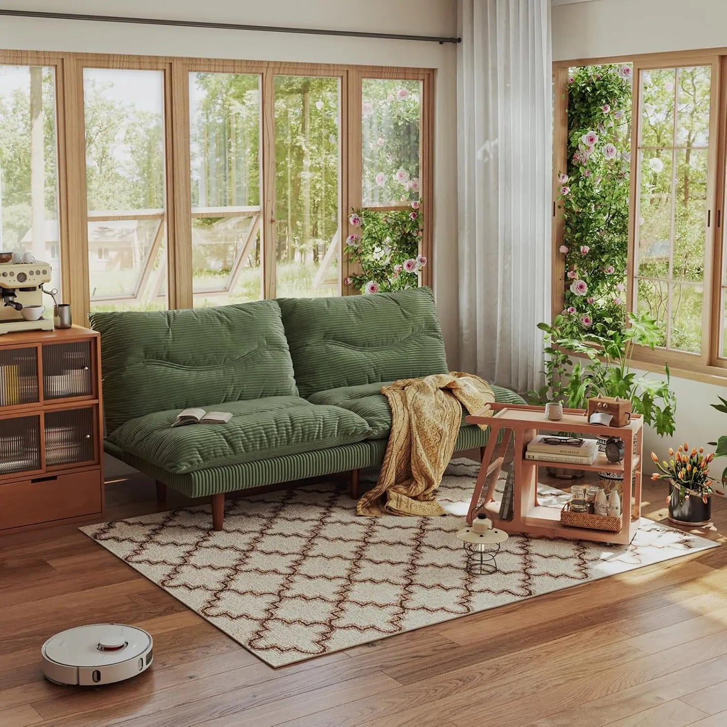 Compact Loveseat Modern Minimalist Sofa For Small Spaces