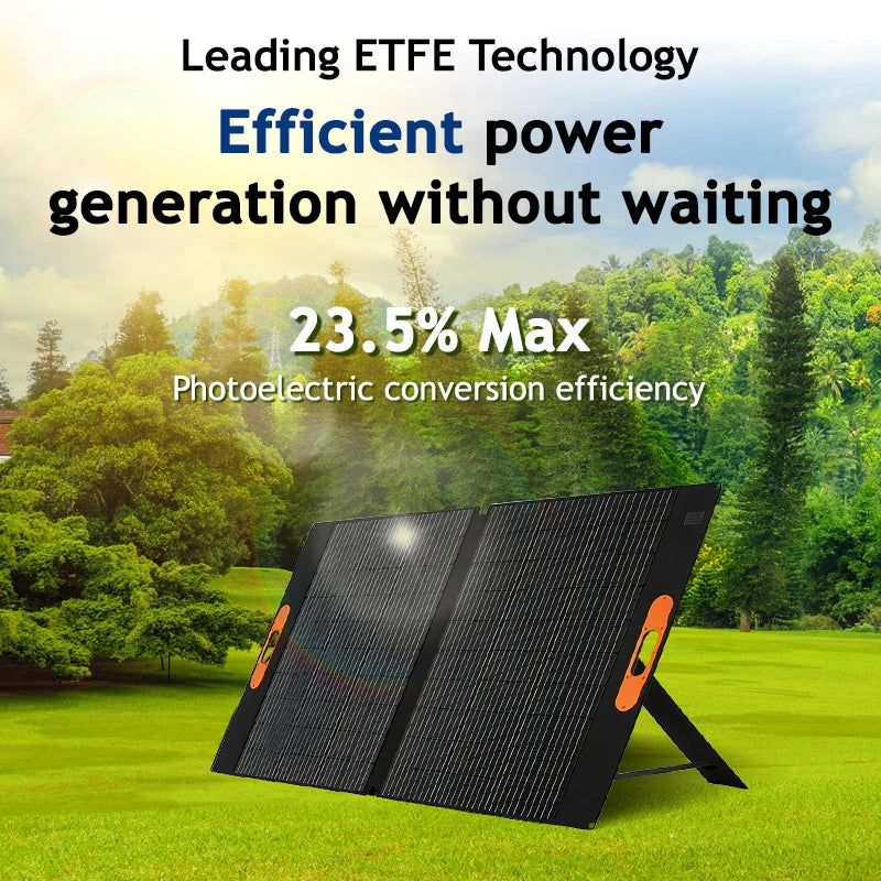 CHUBAN 200W Portable Solar Panel Kit Foldable IP68 Waterproof For RV Camping