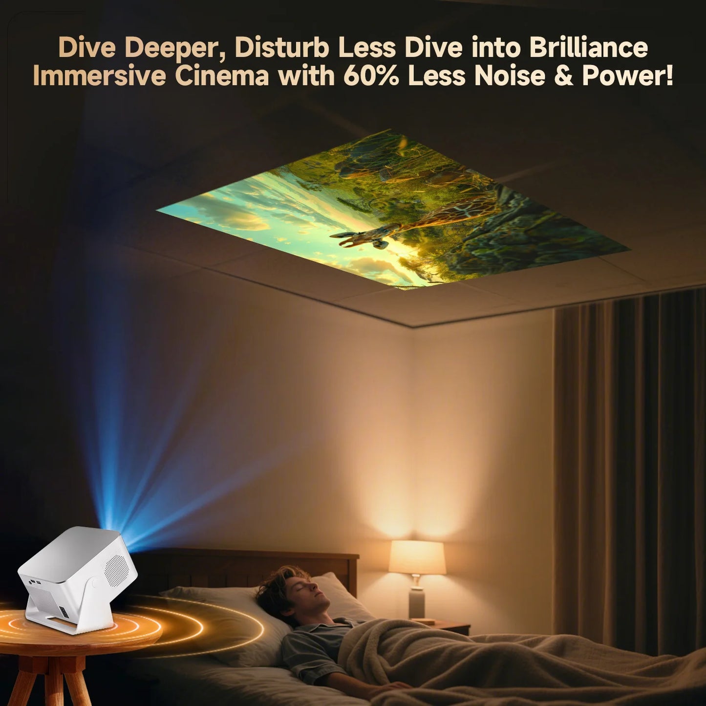 Magcubic Android 14 900 ANSI Projector Auto Focus Native 1080P
