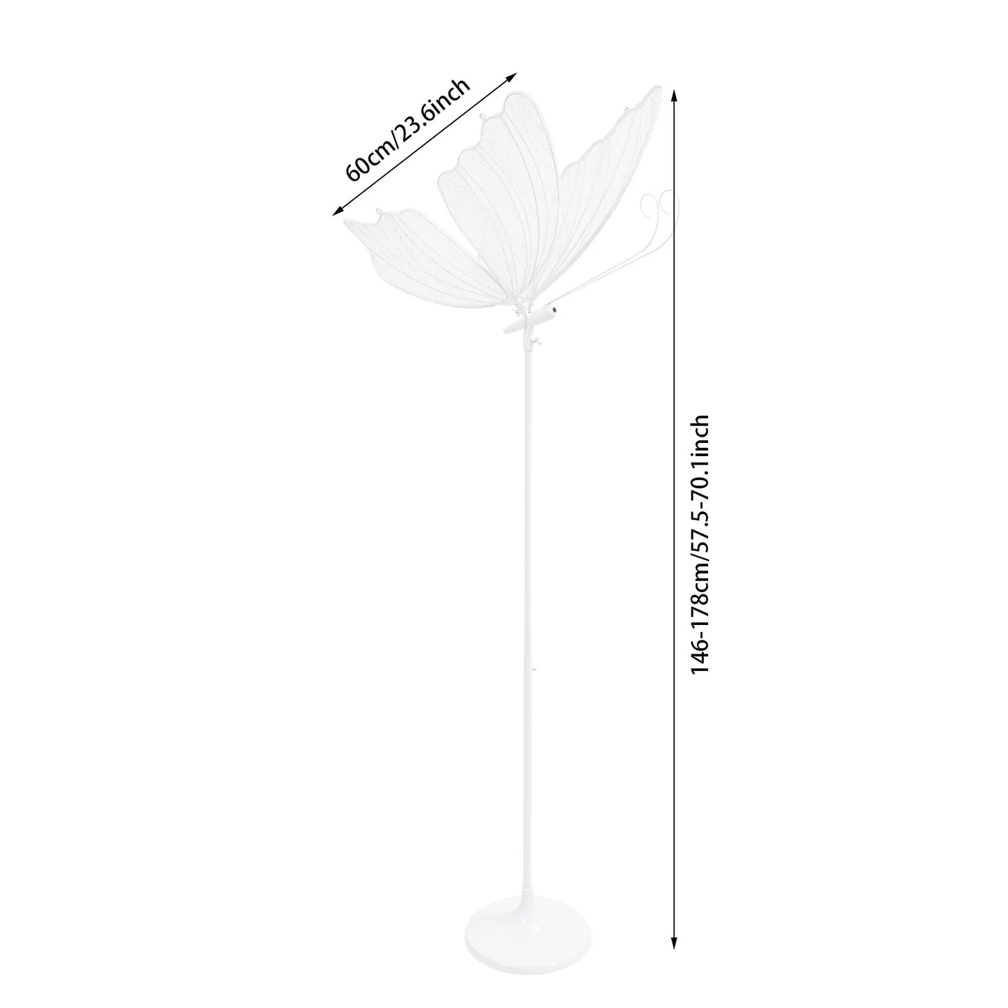 Romantic Butterfly Floor Lamp For Weddings And Home Decor