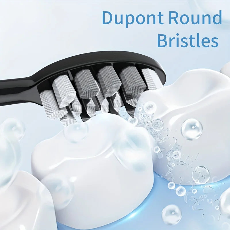 Electric Rotary Toothbrush With Timer USB Rechargeable Waterproof