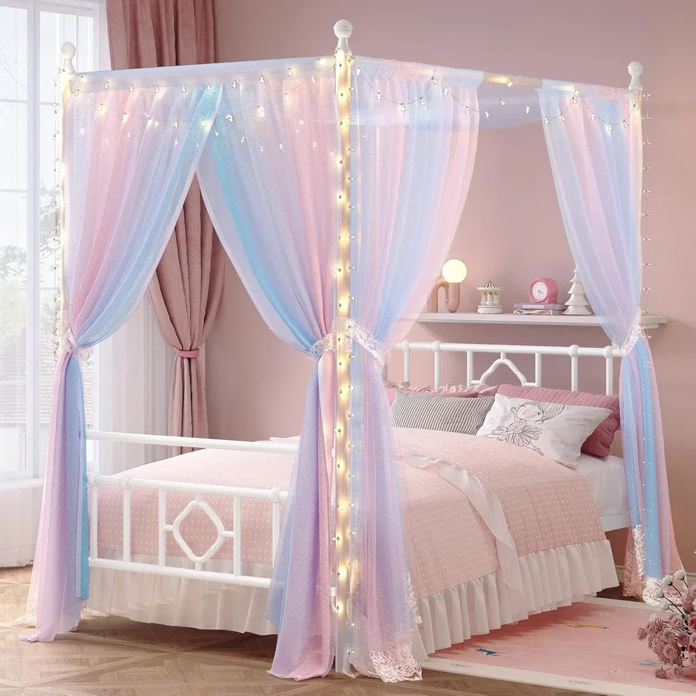 XIAOLANG Bed Frame With Storage Headboard And Under Bed Storage
