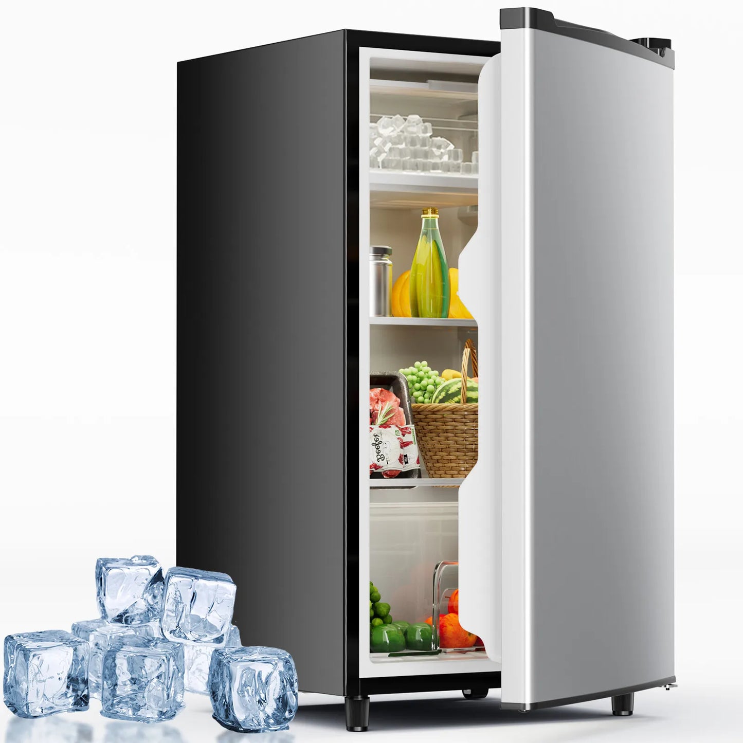 Capacity Quiet Refrigerator With Freezer Compartment
