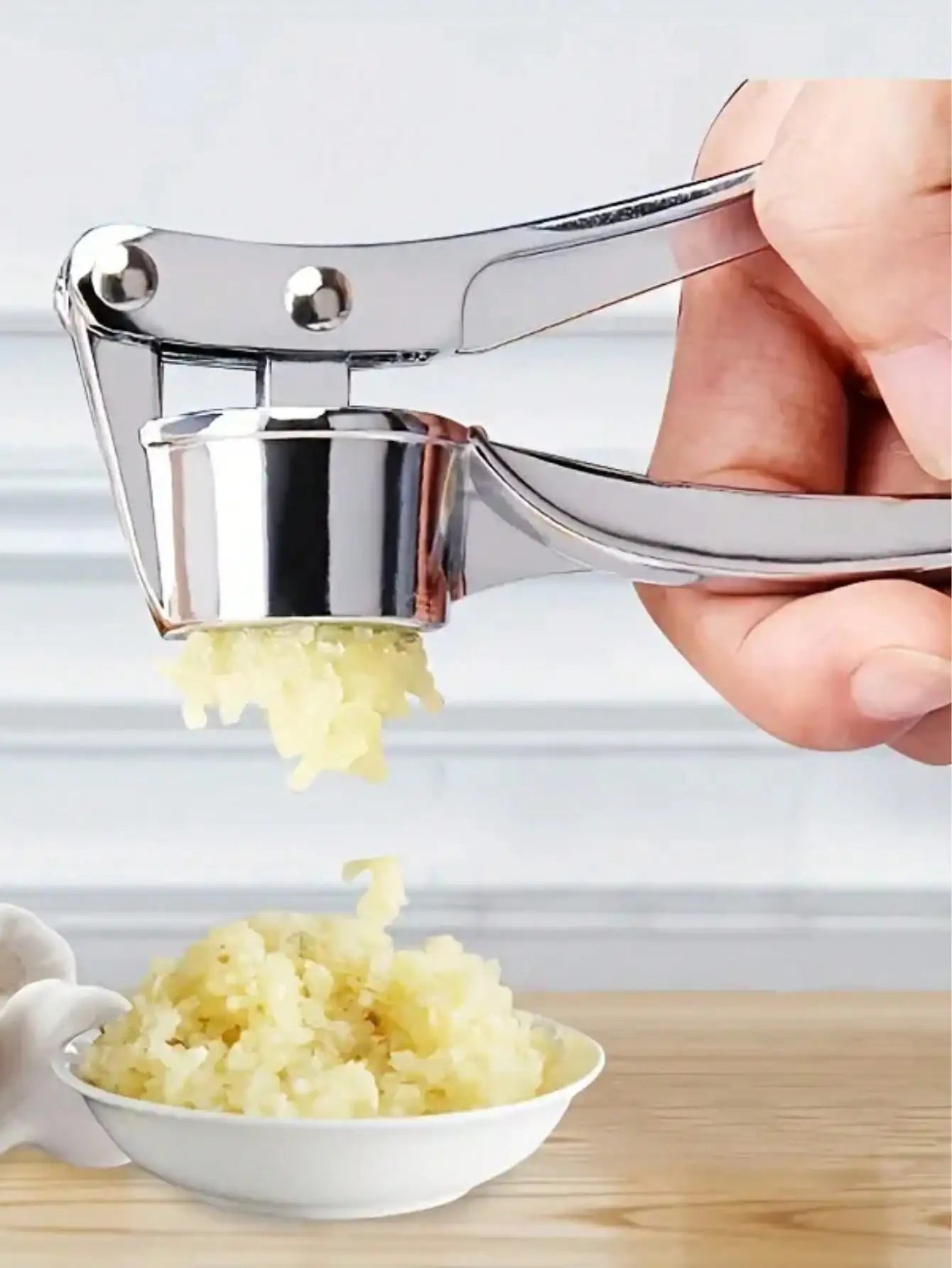 Garlic Press And Ginger Mincer Kitchen Gadget Eco Friendly
