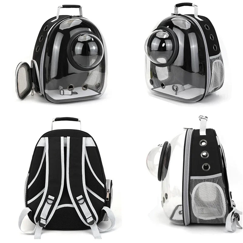 Space Pet Carrier Backpack For Cats And Small Dogs