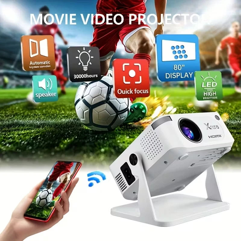 XNANO HA109 Mini Projector Android WiFi BT 5.0 Home Cinema