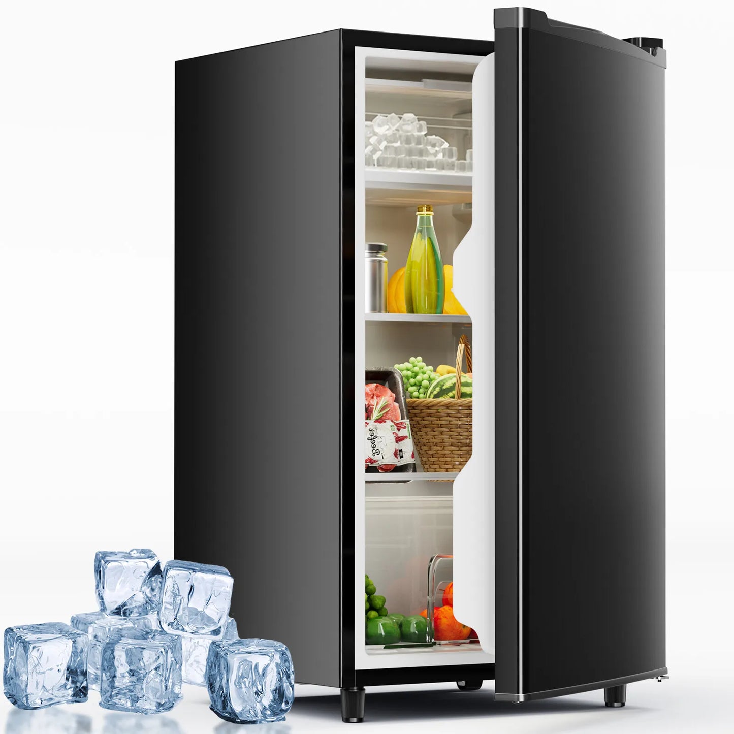 Capacity Quiet Refrigerator With Freezer Compartment