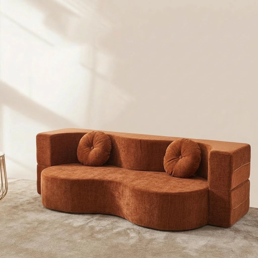 Living Room Memory Foam Sofa Bed Modular Couch Set