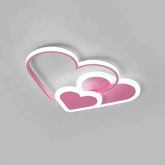 Heart Shaped LED Ceiling Lamp With Remote Control 36W