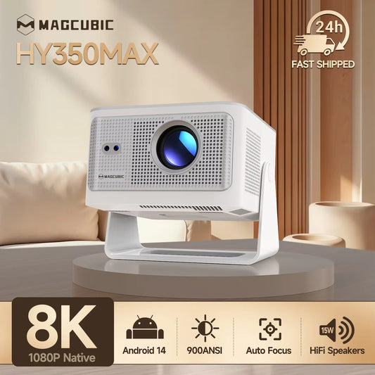 Magcubic Android 14 900 ANSI Projector Auto Focus Native 1080P
