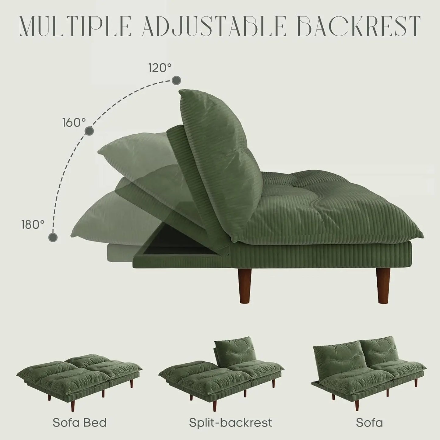 Compact Loveseat Modern Minimalist Sofa For Small Spaces