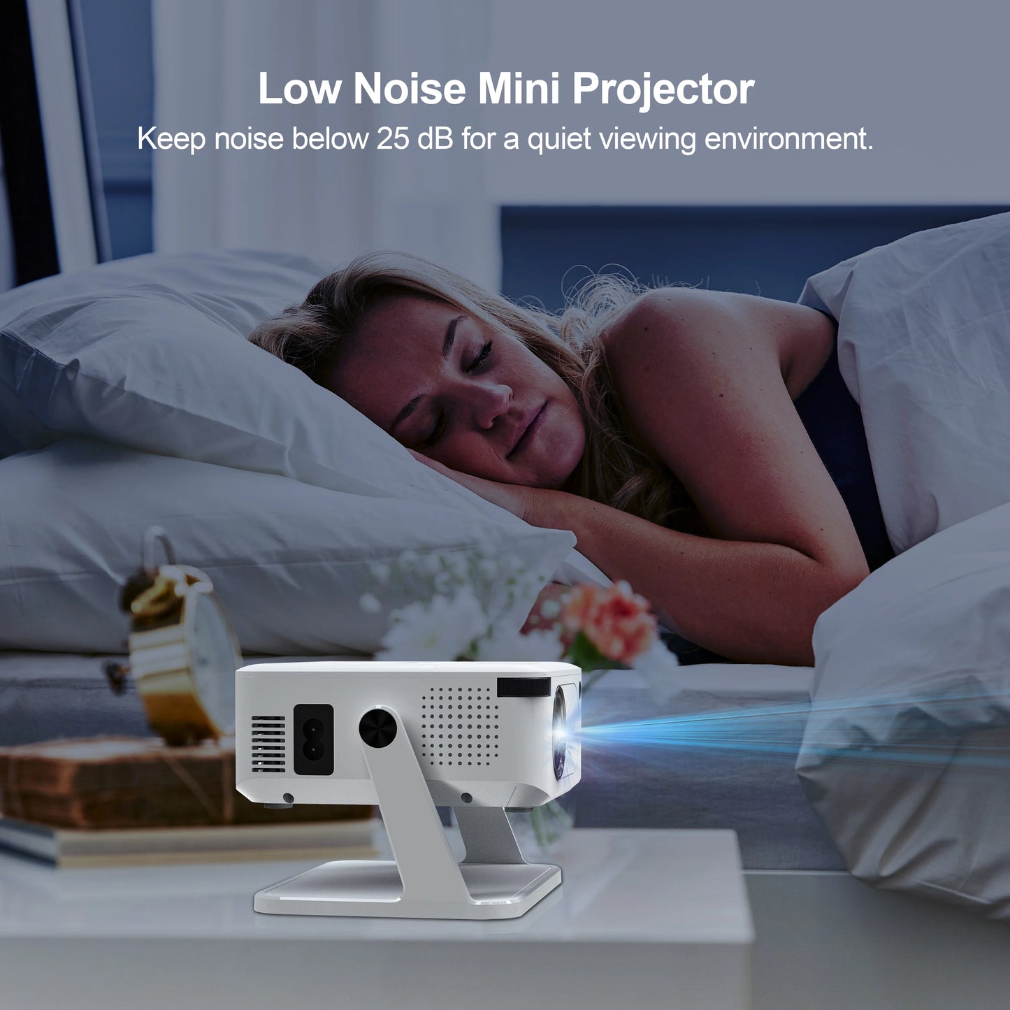 XNANO HA109 Mini Projector Android WiFi BT 5.0 Home Cinema