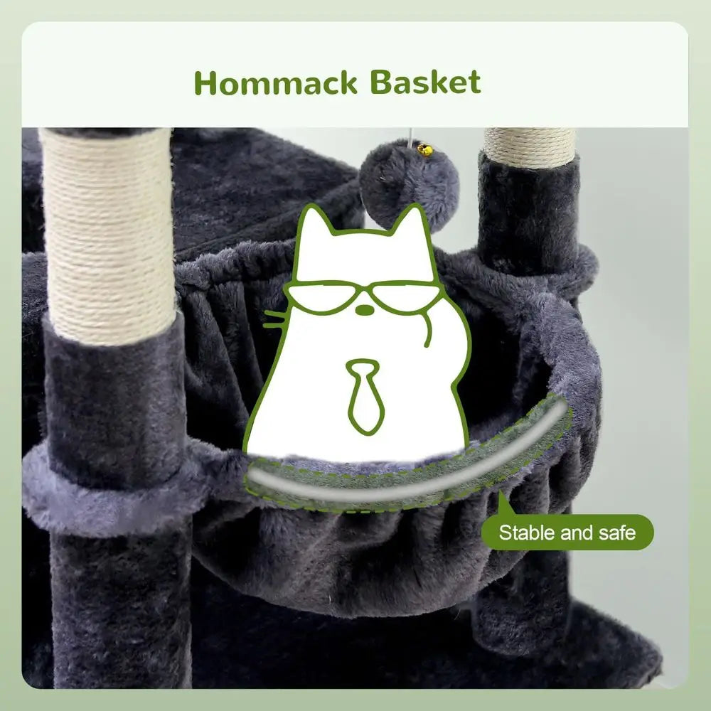 Heavy Duty Cat Tree Large Cats Durable Indoor Cat Tower