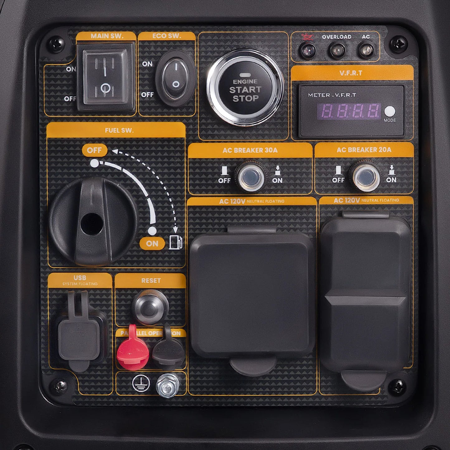 Quiet Generator 5000W Peak Power Electric Remote Start  For camping RV